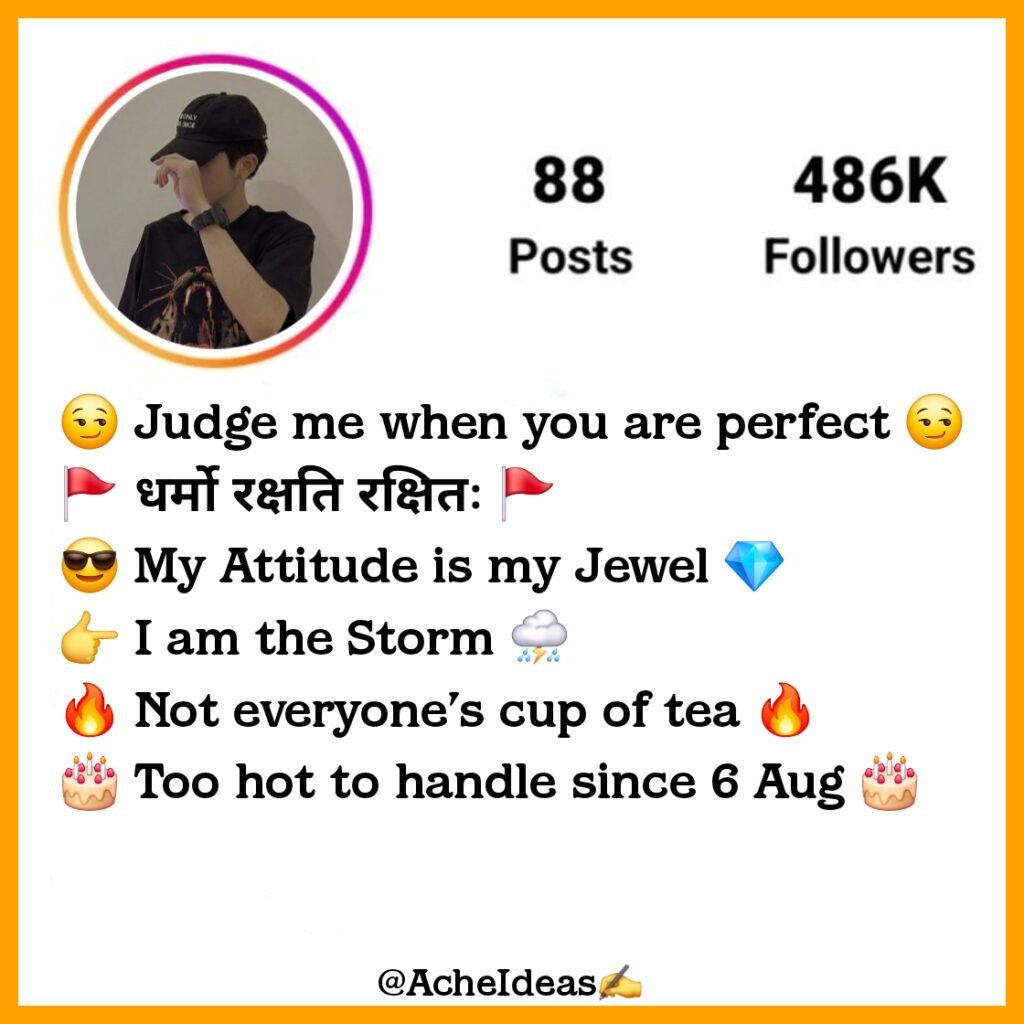 Dharmo Rakshati Rakshitah Bio for Instagram
