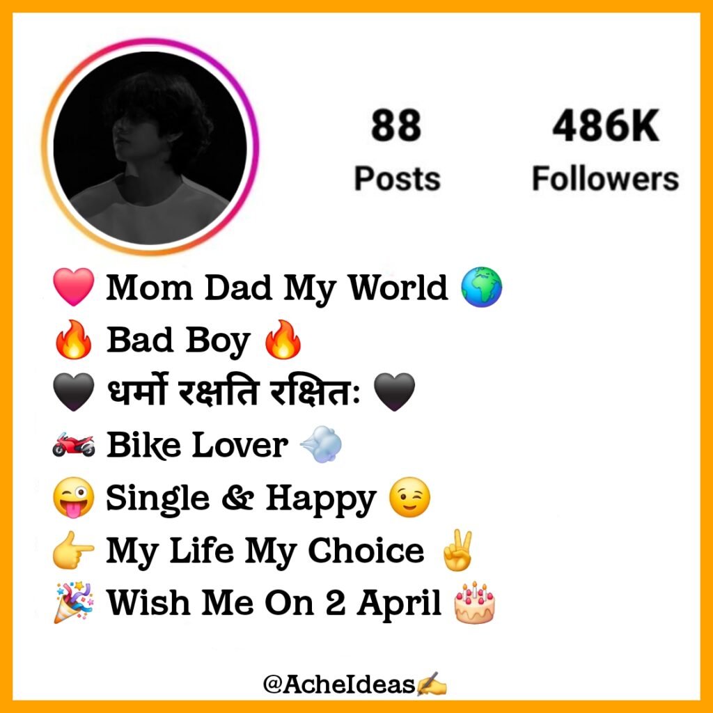 धर्मो रक्षति रक्षितः Bio For Instagram