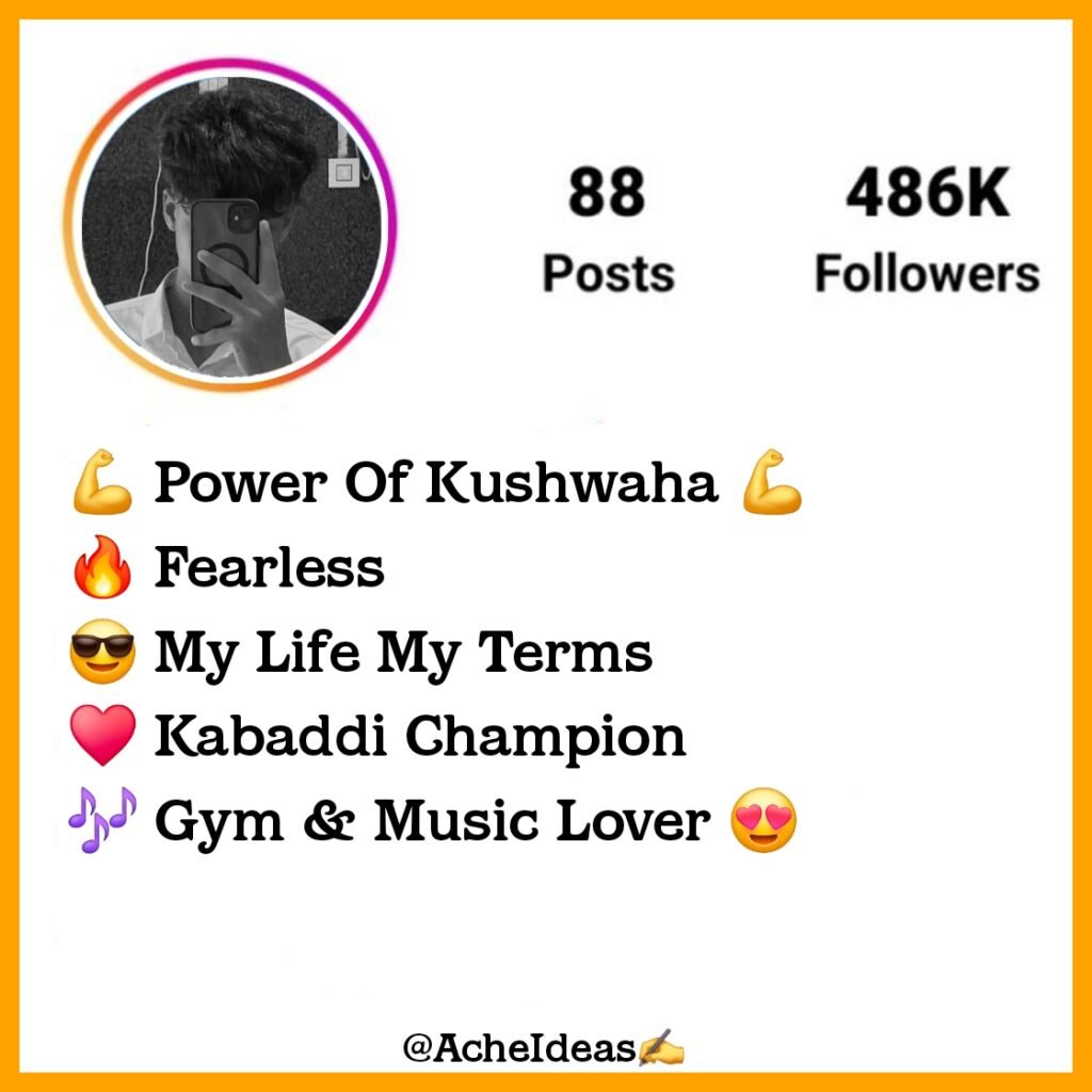 Kushwaha Bio For Instagram
