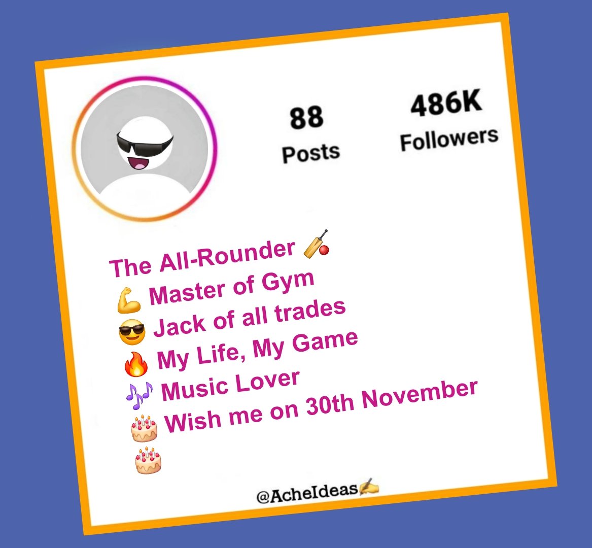 Cricket Bio For Instagram - Cricket Lover Bio Ideas