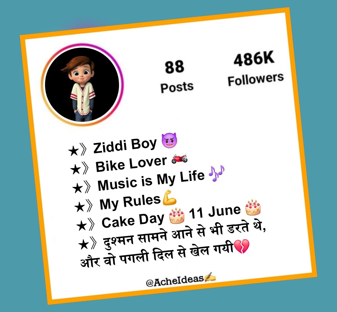 Best Bio For Instagram In Hindi