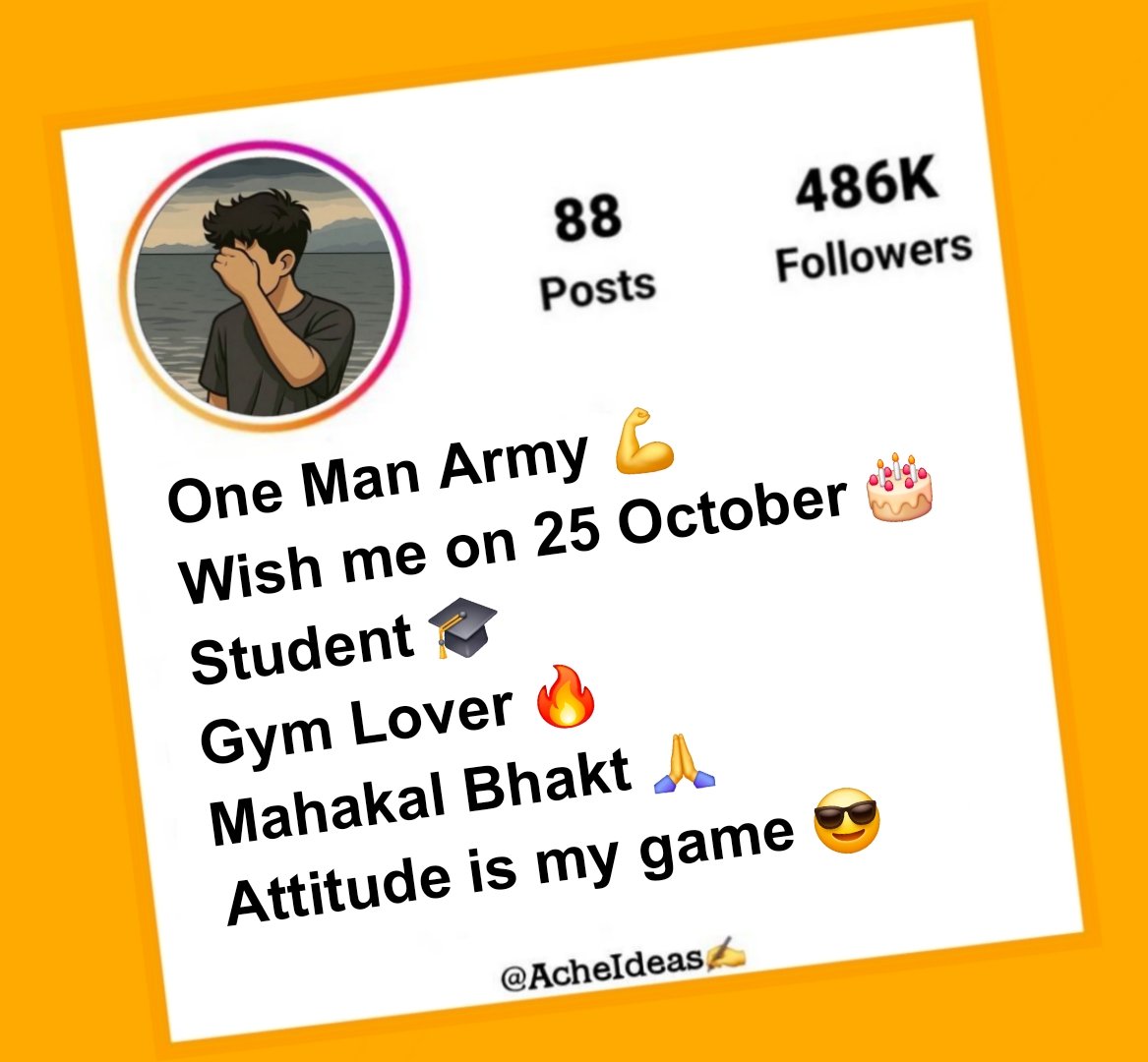 Instagram Bio For Student