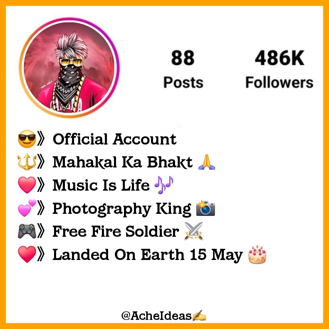 Free Fire Bio For Instagram | Free Fire Lover Bio Ideas