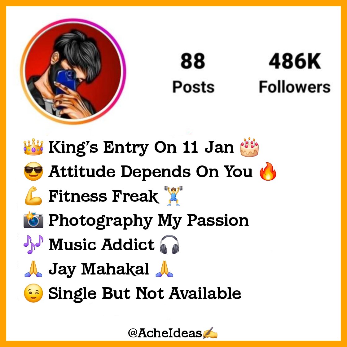 Gangster Bio For Instagram